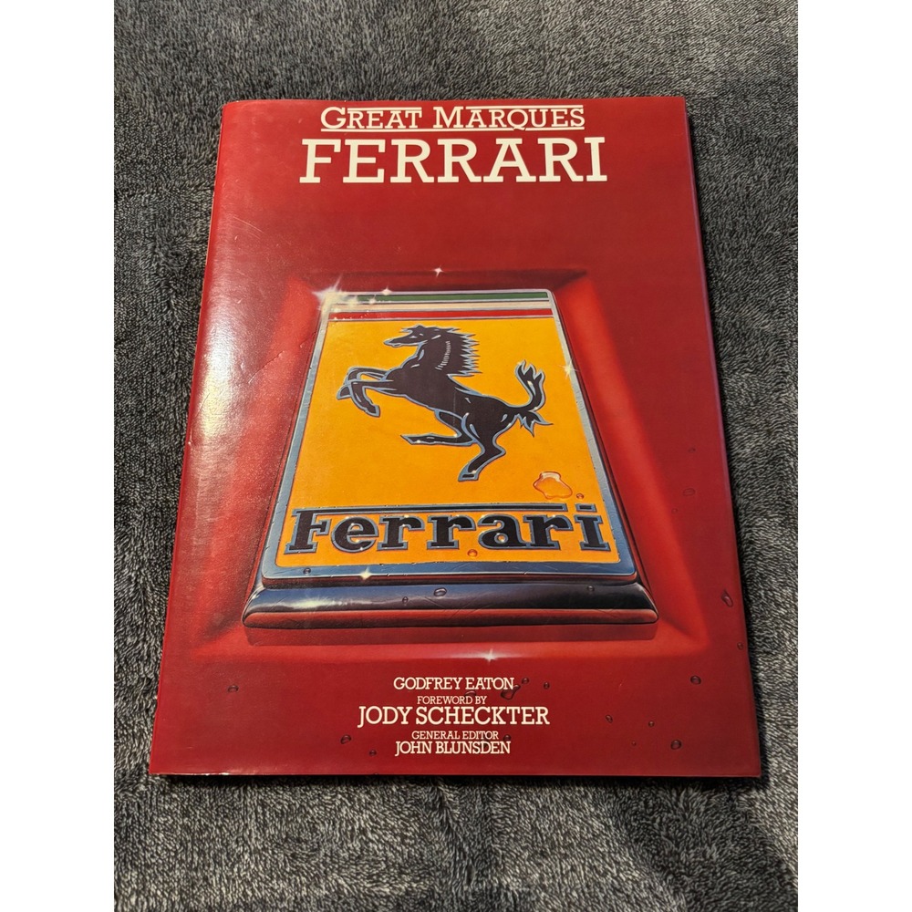 Great Marques Ferrari Book Godfrey Eaton Jody Scheckter Octopus Fathers Day gift